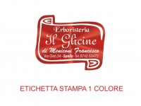 Etichette adesive per erboristerie, cosmetica, cosmesi (mm 33X26)  (cod.43M )